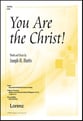 You Are the Christ SATB choral sheet music cover